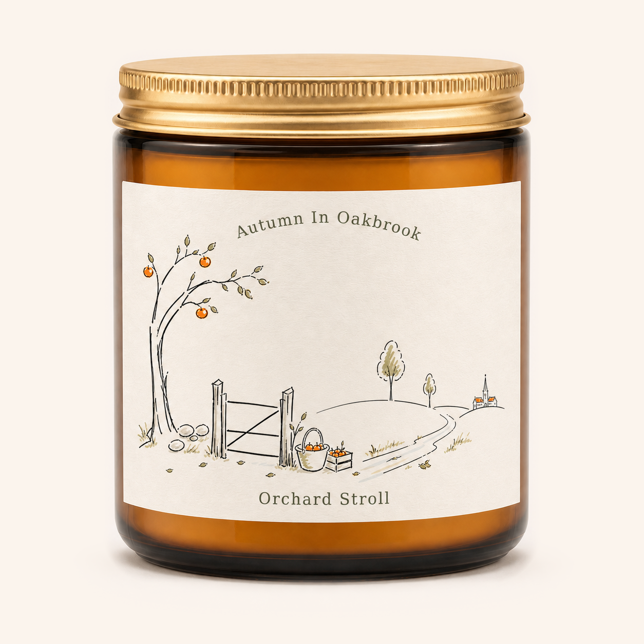 Orchard Stroll — Autumn in Oakbrook Vintage Jar Candle