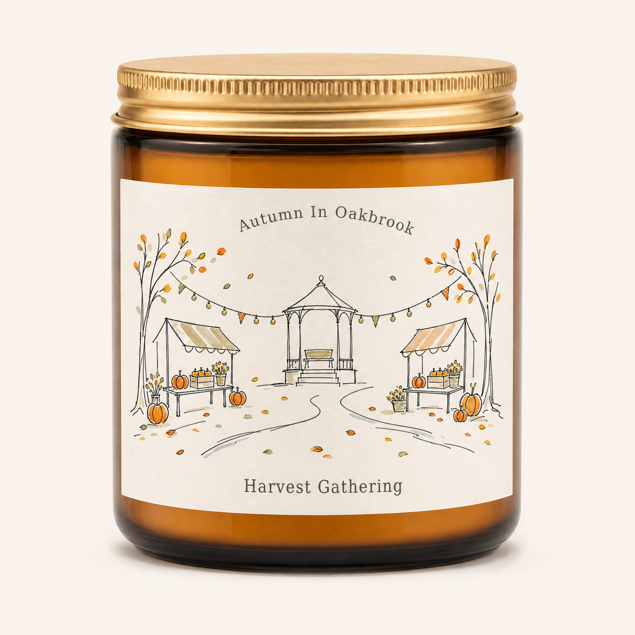 Harvest Gathering — Autumn in Oakbrook Vintage Jar Candle