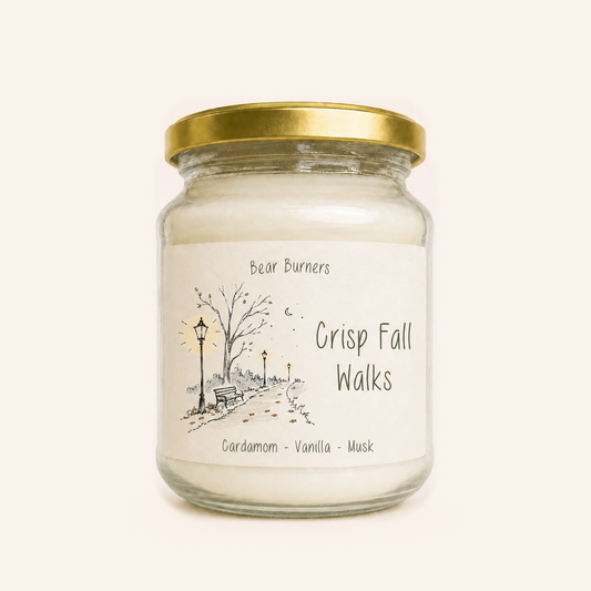 Crisp Fall Walks — Autumn Collection Amber Jar Candle
