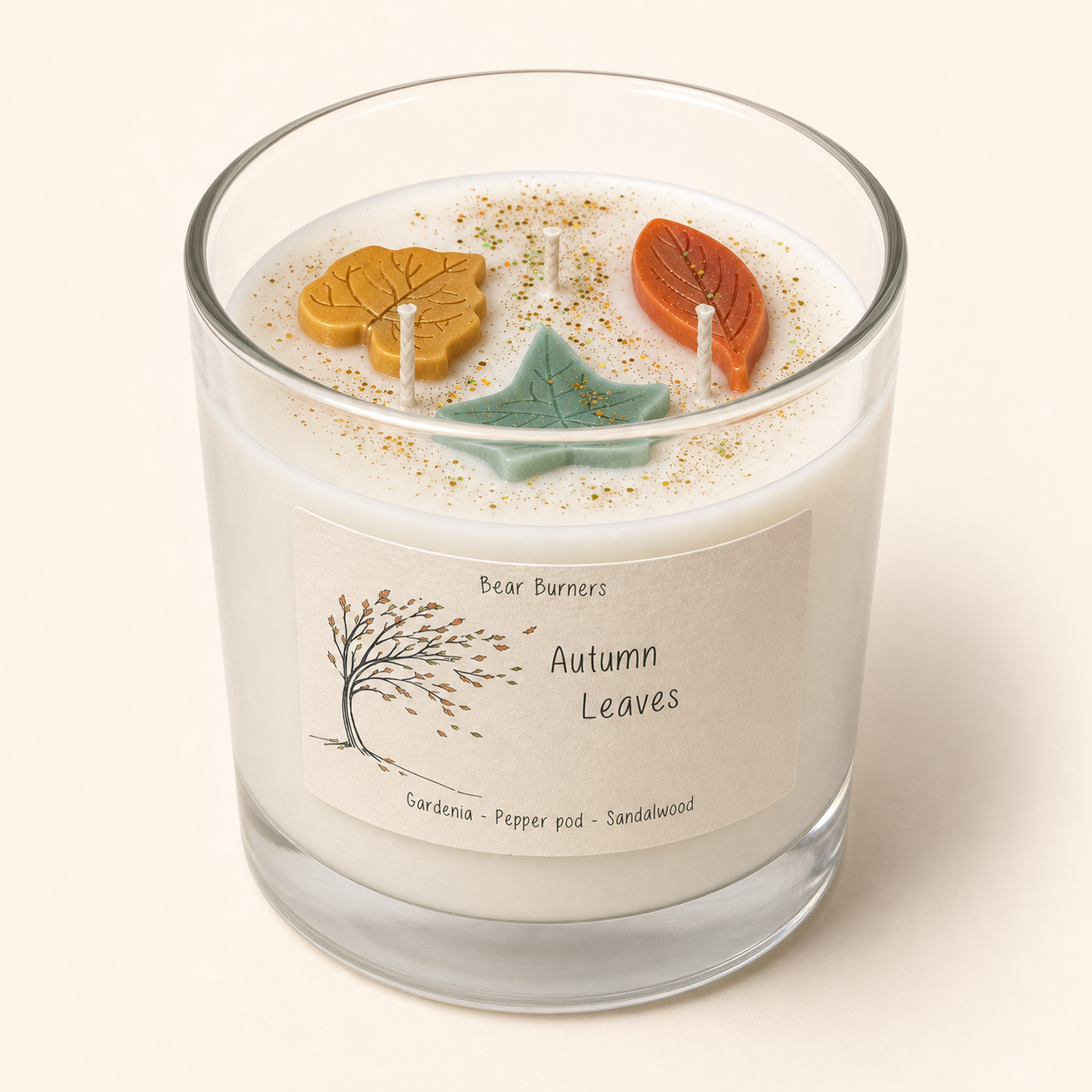 Autumn Leaves - Topper Candle