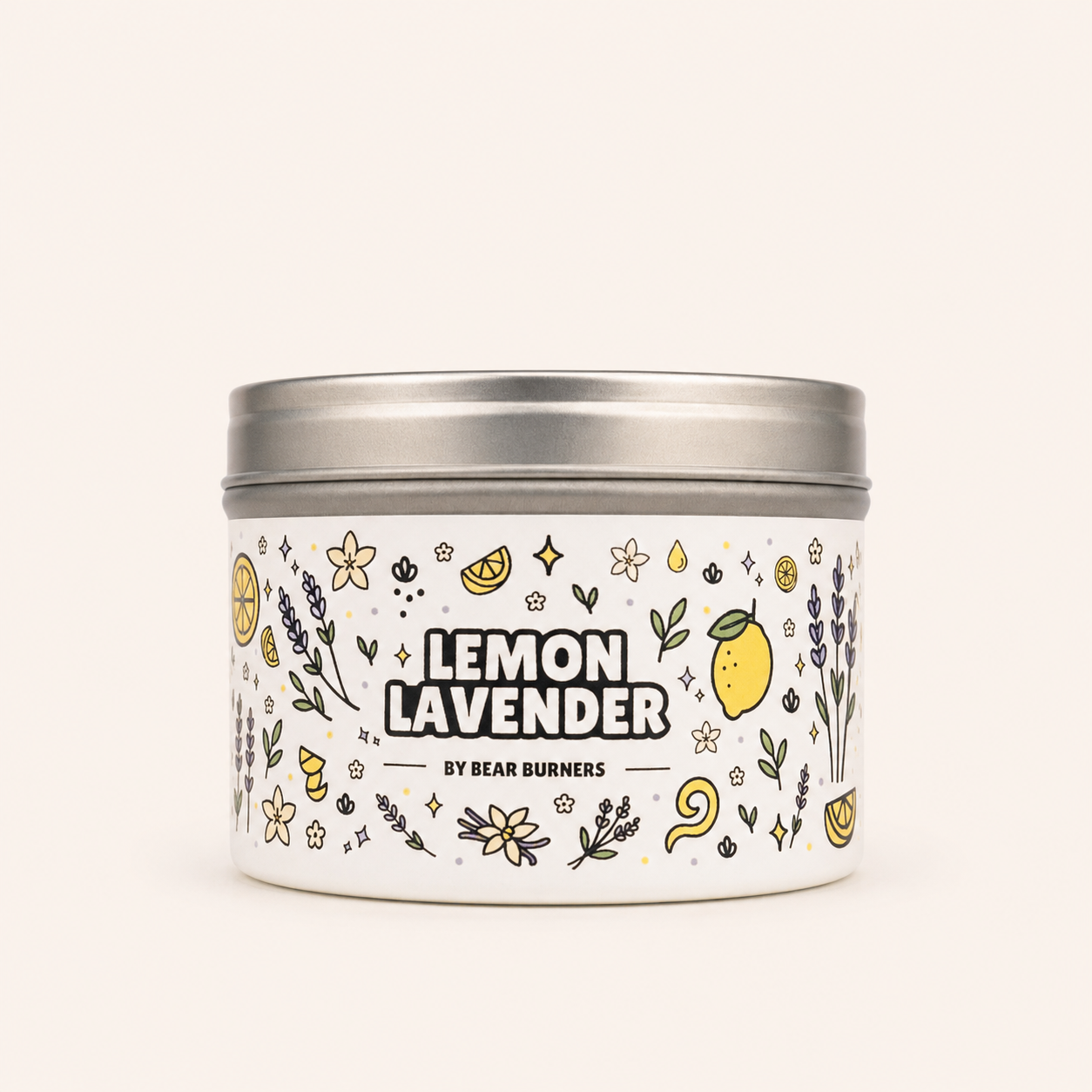 Lemon Lavender — Tin Candle