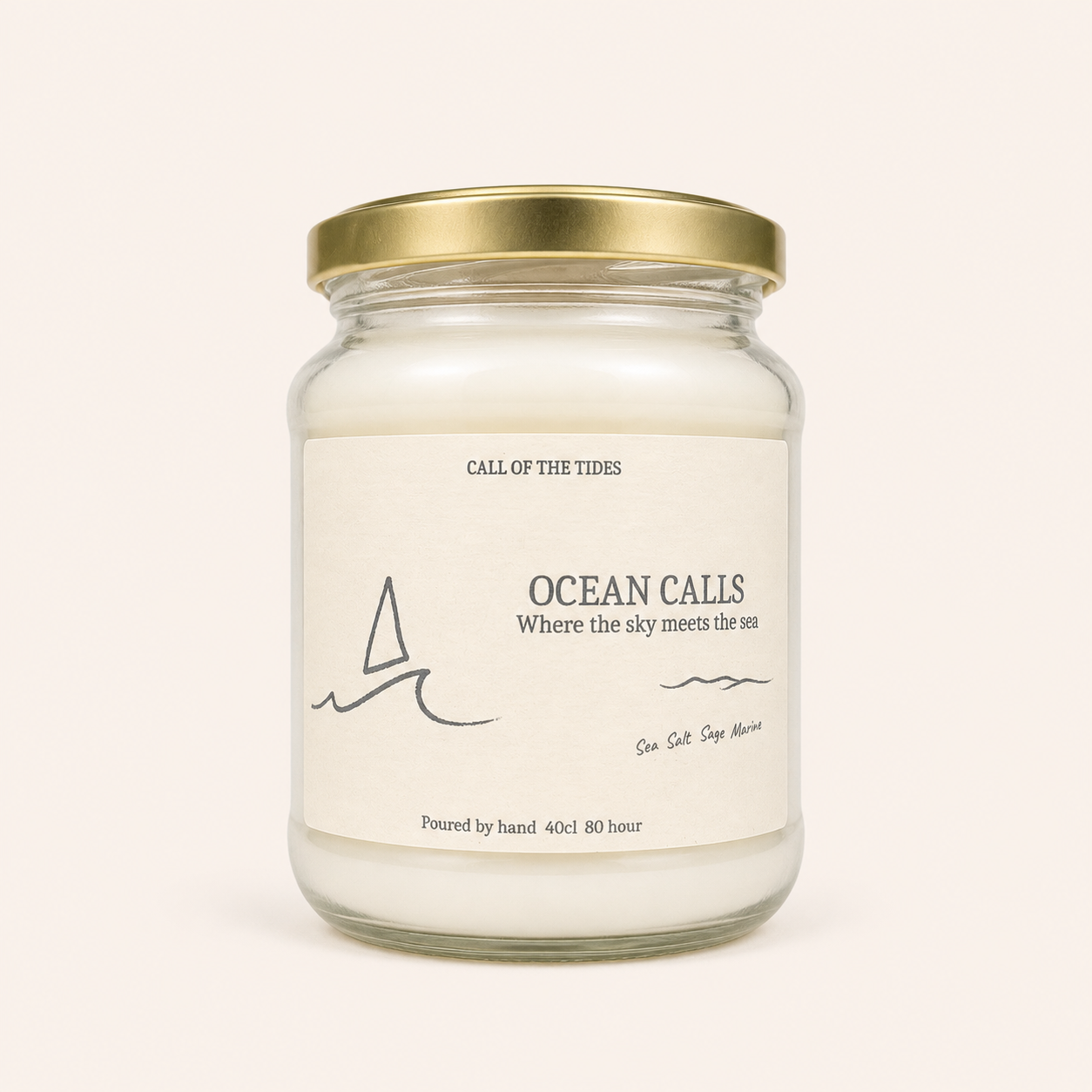 Ocean Calls — Vintage Jar Candle