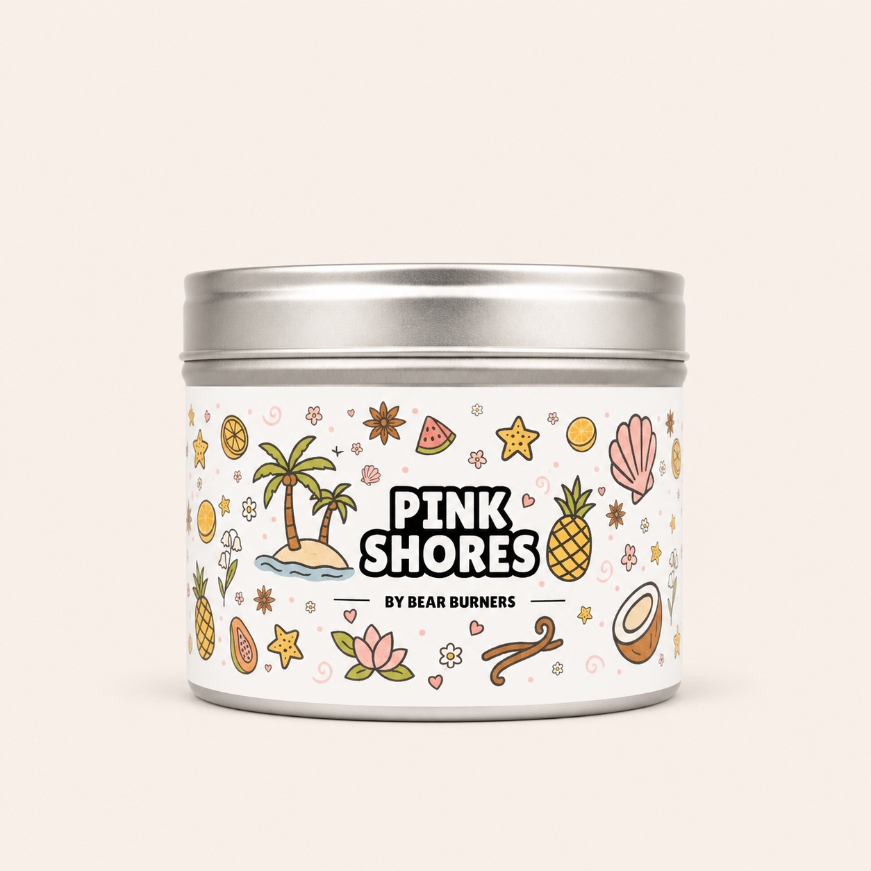 Pink Shores — Tin Candle