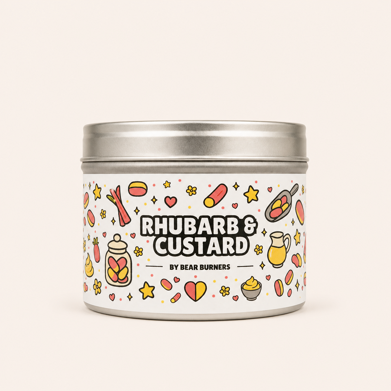 Rhubarb & Custard — Tin Candle