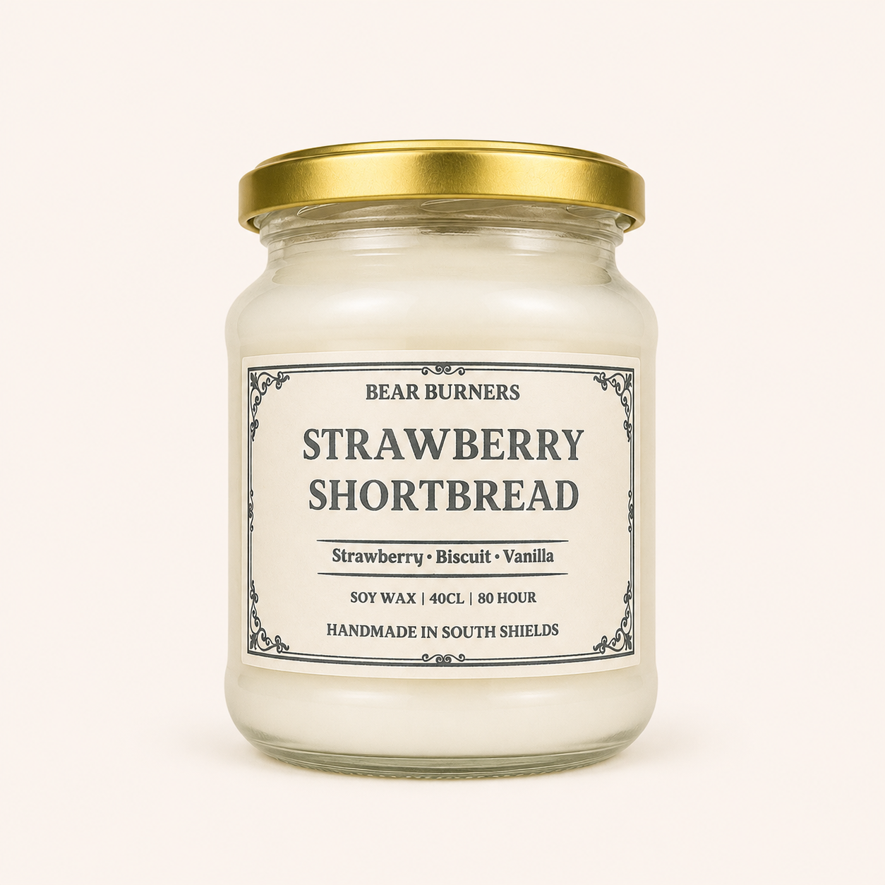 Strawberry Shortbread — Vintage Jar Candle