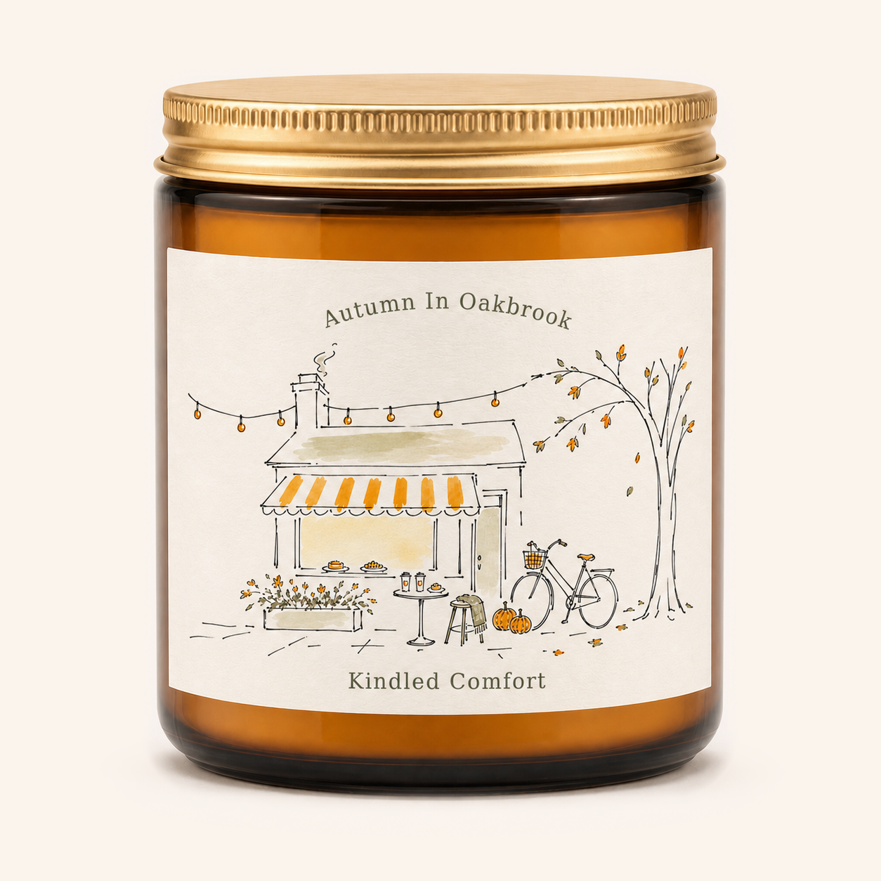 Kindled Comfort — Autumn in Oakbrook Vintage Jar Candle