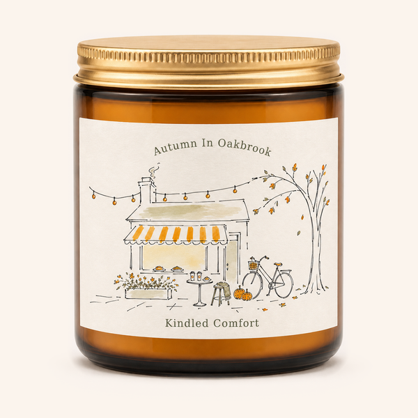 Kindled Comfort — Autumn in Oakbrook Vintage Jar Candle