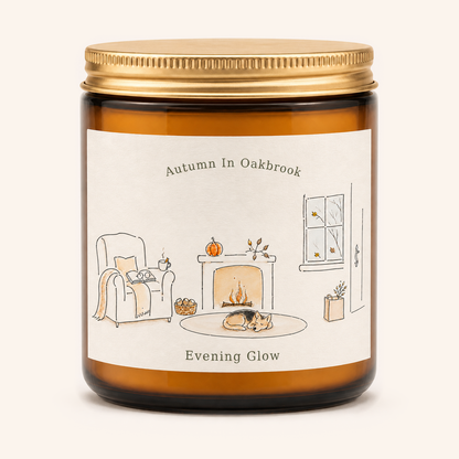 Evening Glow — Autumn in Oakbrook Vintage Jar Candle