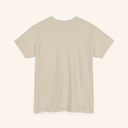 Rear view of the plain cream Bam’s Pick ’n’ Mix T-shirt.
