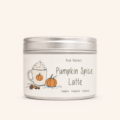 Pumpkin Spice Latte — Autumn Collection tin candle