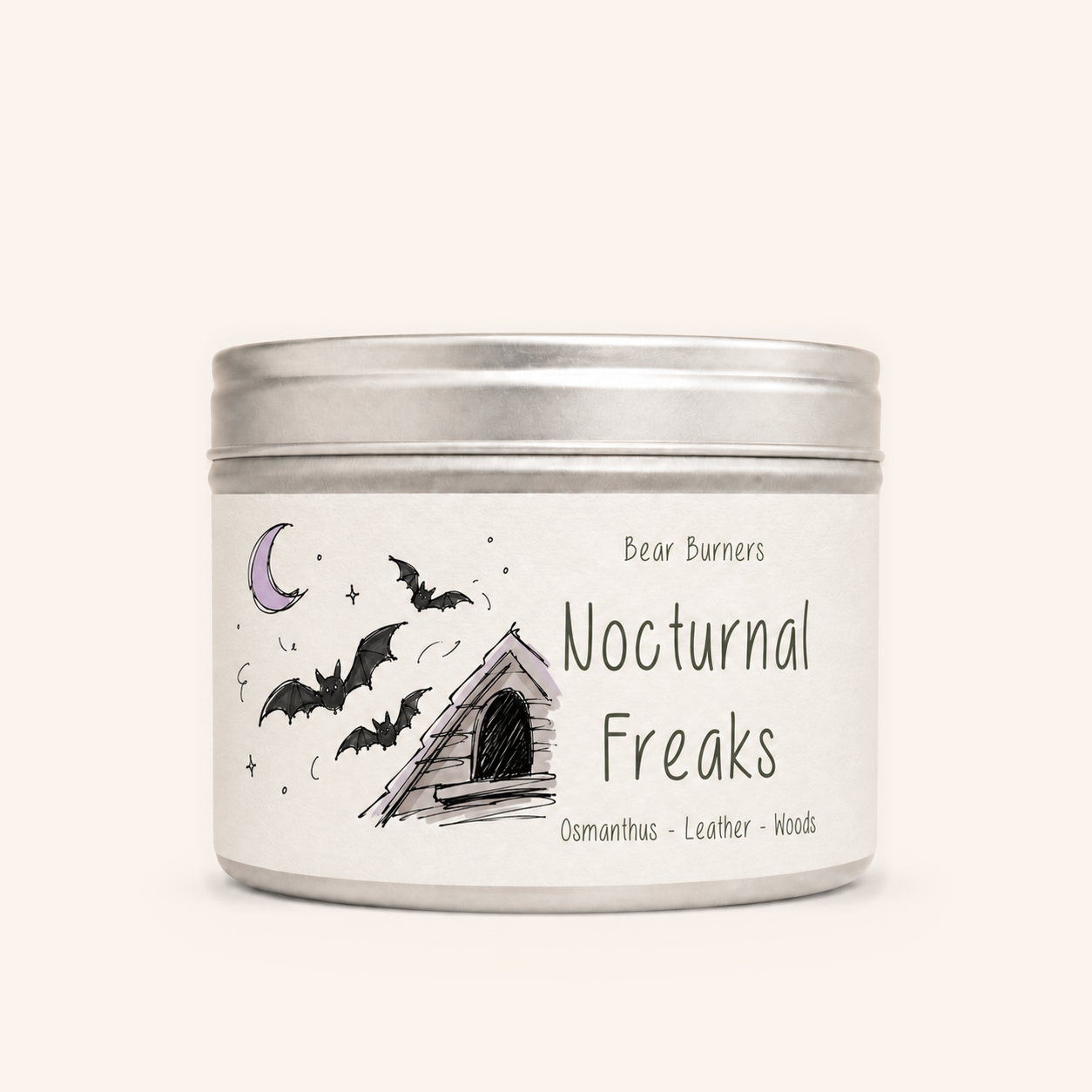 Nocturnal Freaks — Autumn Collection tin candle