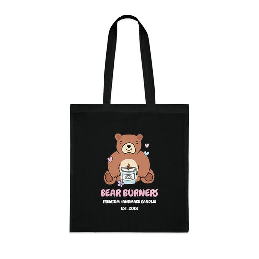 Bear Candle Logo Cotton Tote