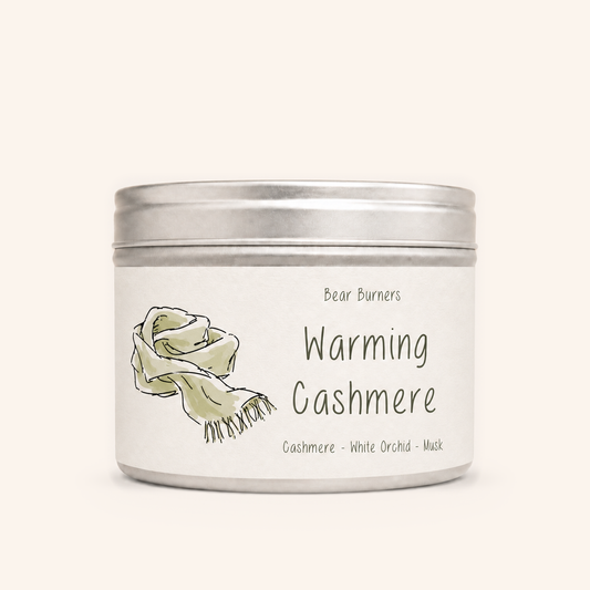 Warming Cashmere — Tin Candle