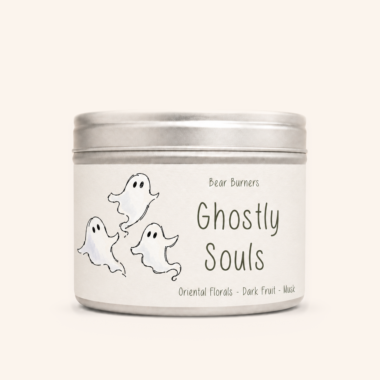 Ghostly Souls — Autumn Collection tin candle