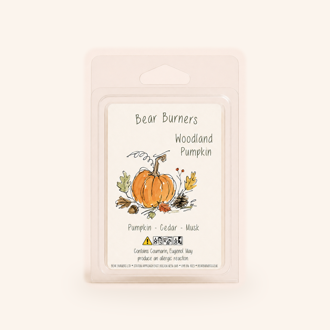 Woodland Pumpkin — Autumn Collection wax melt pack