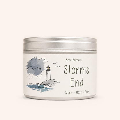 Storms End — Autumn Collection tin candle