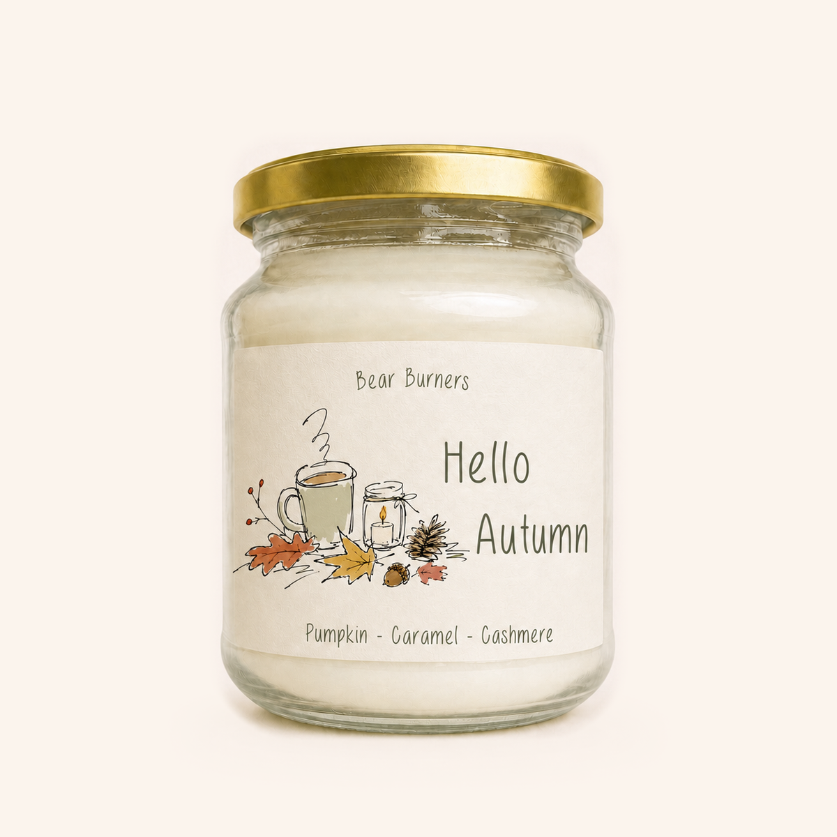 Hello Autumn — Autumn Collection Amber Jar Candle