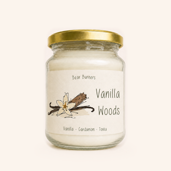 Vanilla Woods — Autumn Collection Amber Jar Candle