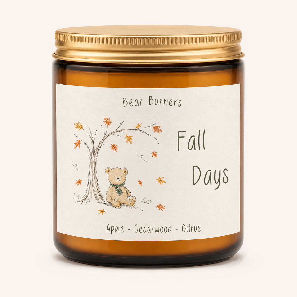 Autumn Collection — Amber Jar Candles