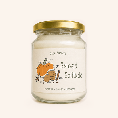Spiced Solitude — Autumn Collection Amber Jar Candle