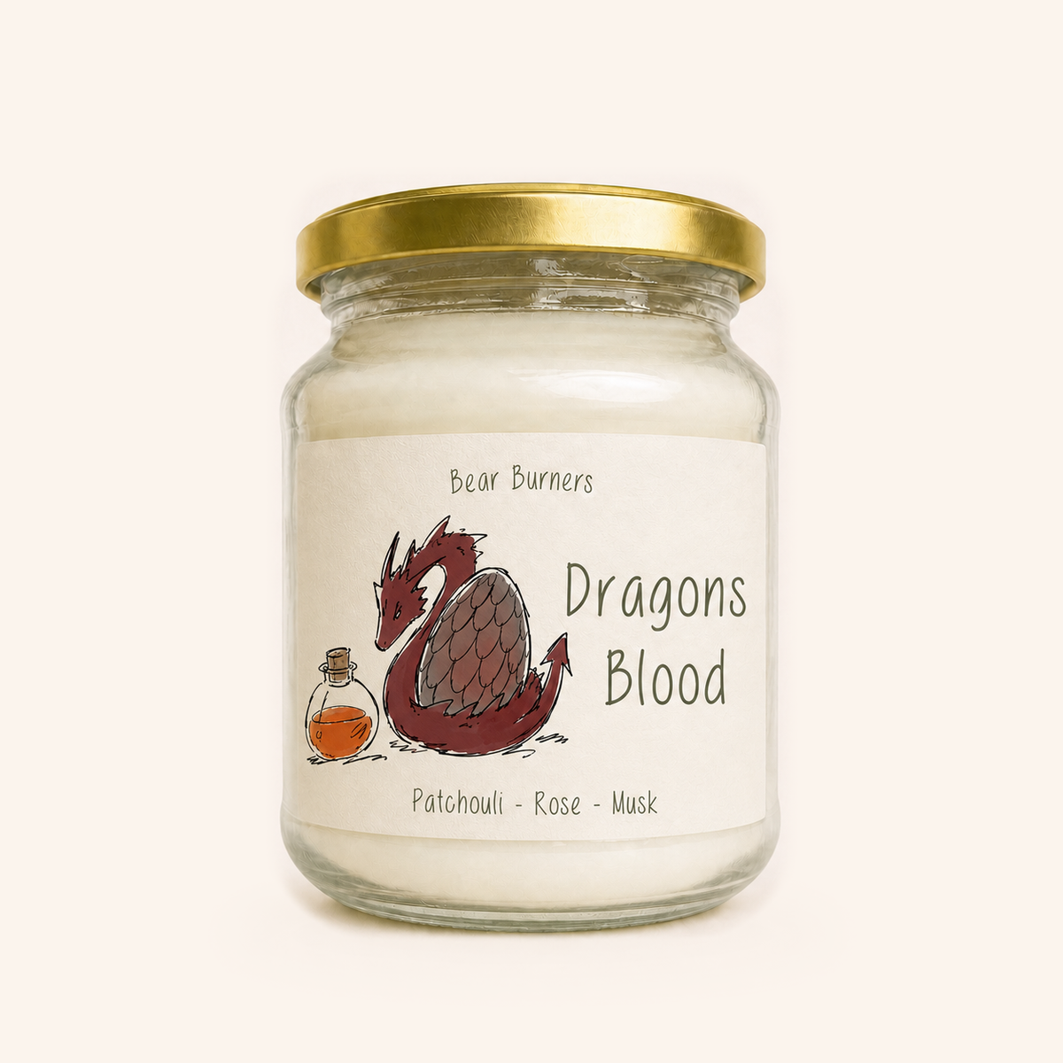 Dragons Blood — Autumn Collection Amber Jar Candle