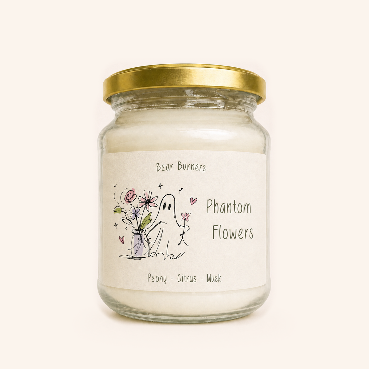Phantom Flowers — Autumn Collection Amber Jar Candle