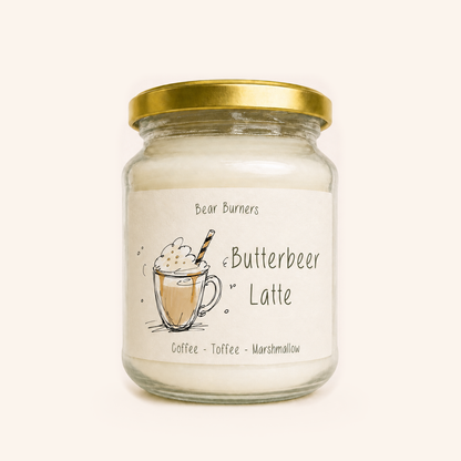 Butterbeer Latte — Autumn Collection Amber Jar Candle