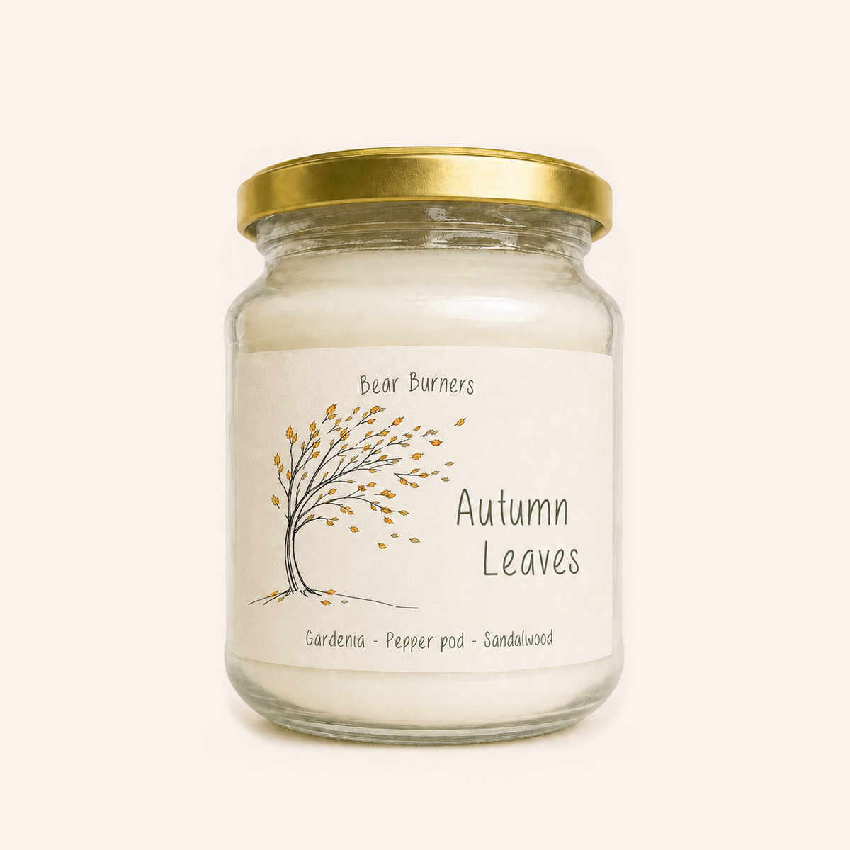 Autumn Leaves — Autumn Collection Amber Jar Candle