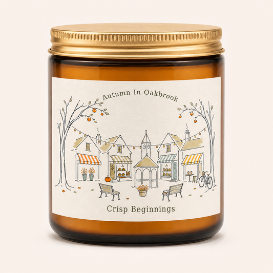 Crisp Beginnings — Autumn in Oakbrook Vintage Jar Candle