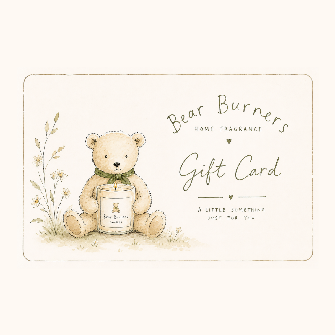 Bear Burners gift card
