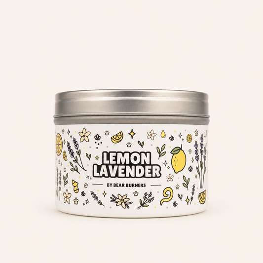 Lemon Lavender — Tin Candle