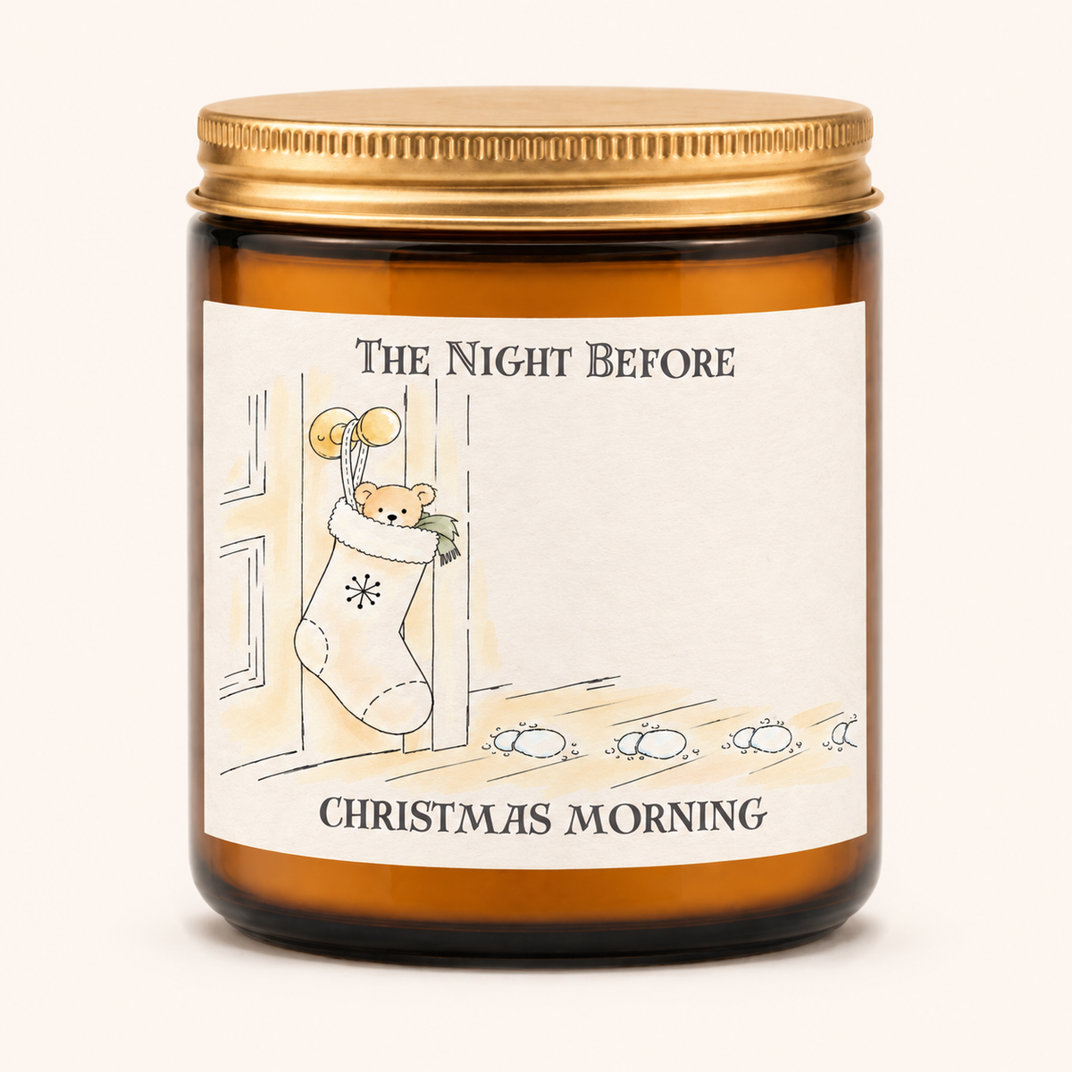Christmas Morning — The Night Before 25cl Amber Jar Candle