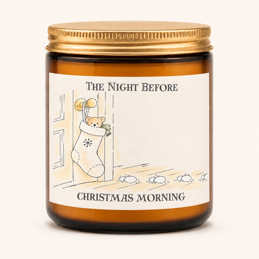 Christmas Morning — The Night Before 25cl Amber Jar Candle
