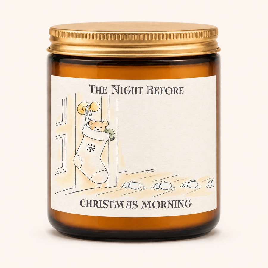 Christmas Morning — The Night Before Amber Jar Candle
