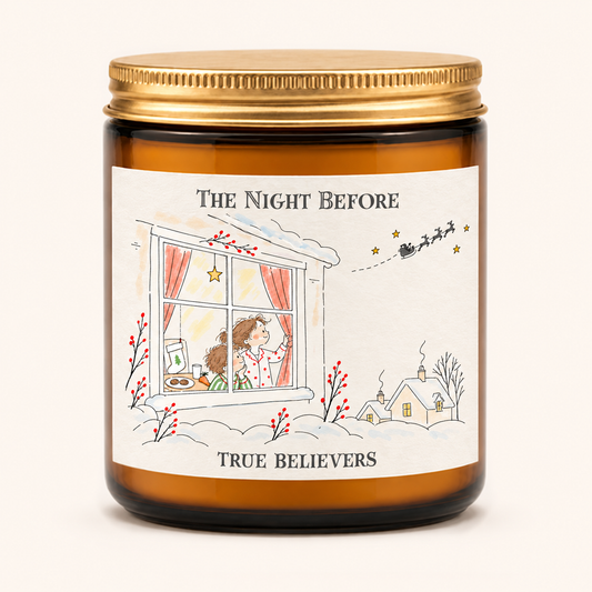True Believers — The Night Before 25cl Amber Jar Candle
