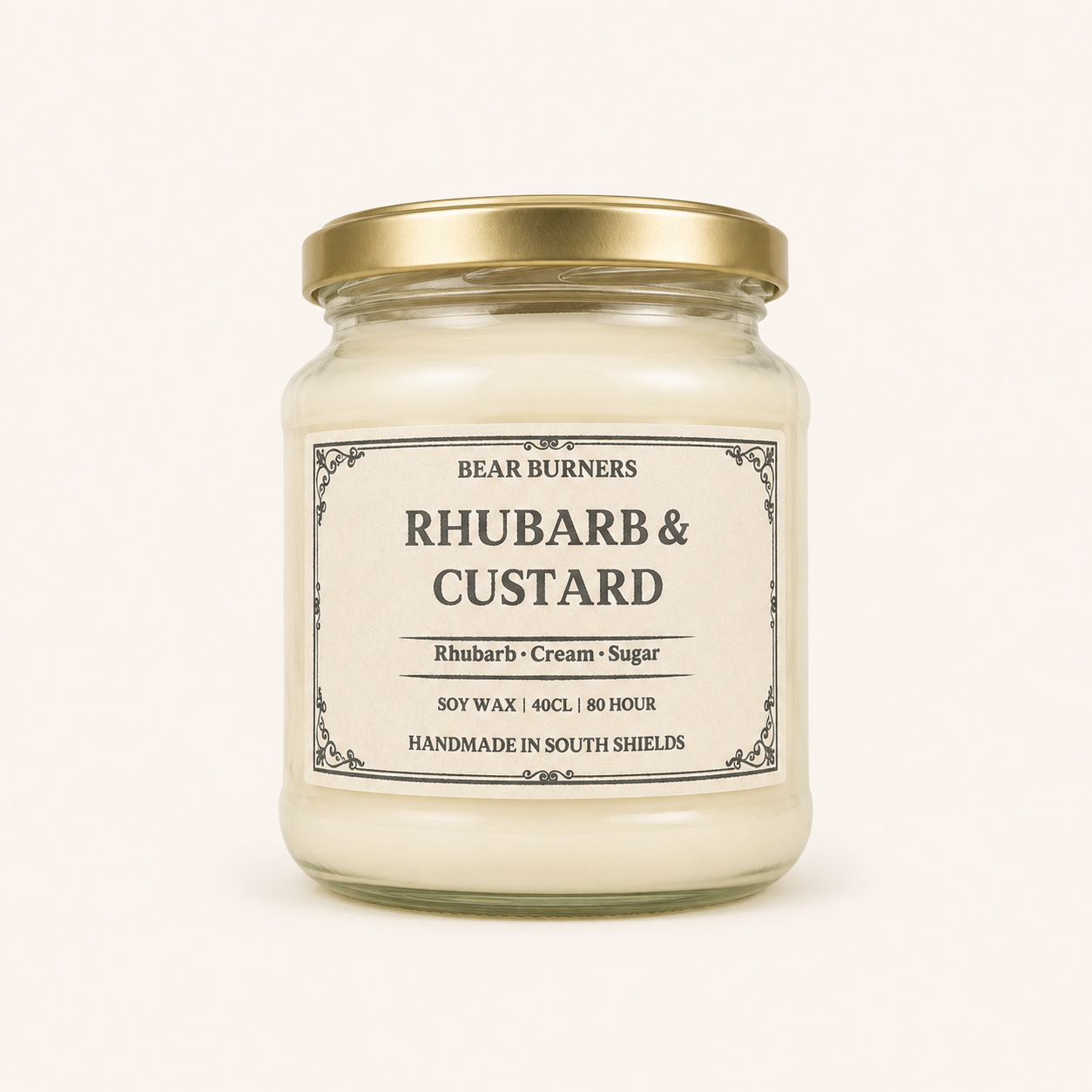 Rhubarb & Custard — Vintage Jar Candle
