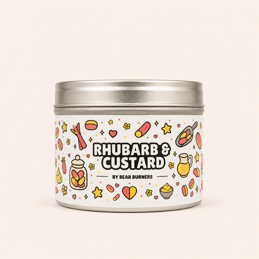 Rhubarb & Custard — Tin Candle