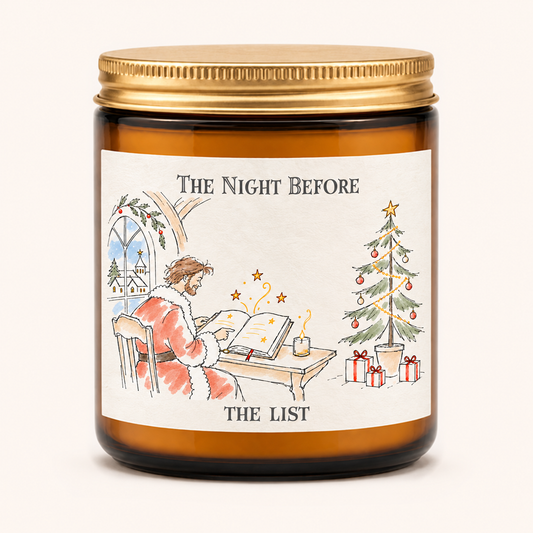 The List — The Night Before 25cl Amber Jar Candle
