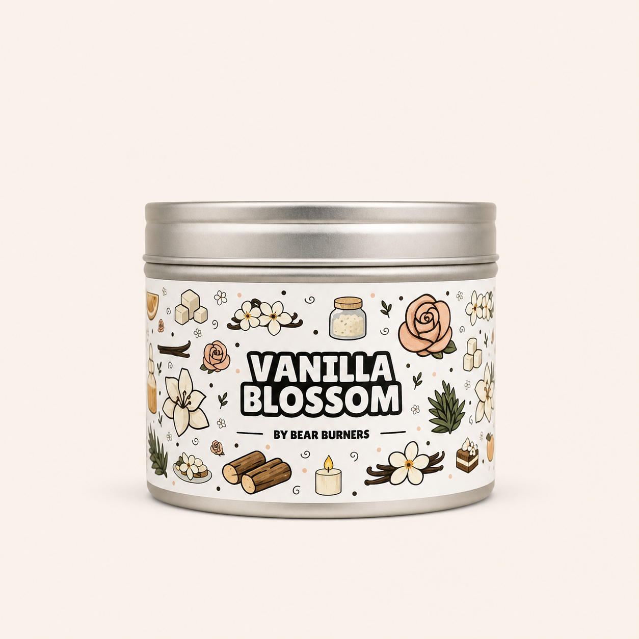 Vanilla Blossom — Tin Candle